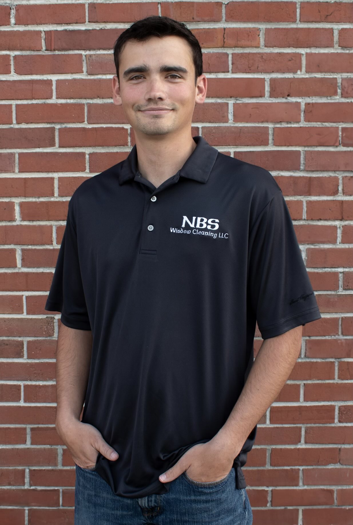 Nothing But Shine Window Cleaning owner smiling confidently (NBS).